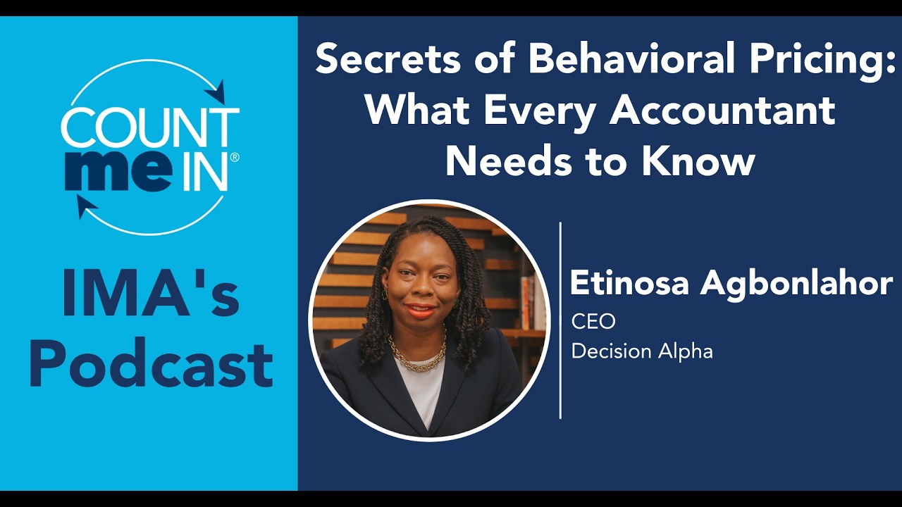 Ep. 339: Etinosa Agbonlahor - Secrets of Behavioral Pricing: What Every Accountant Needs to Know