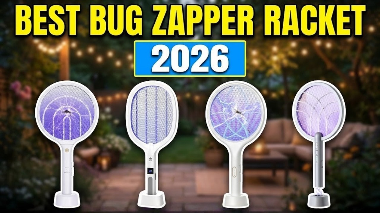 Top 5 Best Bug Zapper Rackets 2026 | Instant Mosquito Elimination!