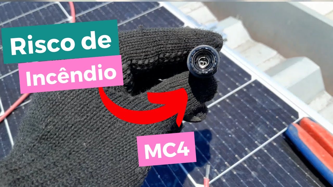 Painel Solar com Conector MC4 Mal Crimpado da Nisso!