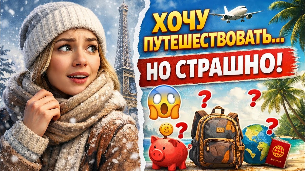 Боишься путешествовать? Проблема не в деньгах и языке. Как начать путешествовать без страха