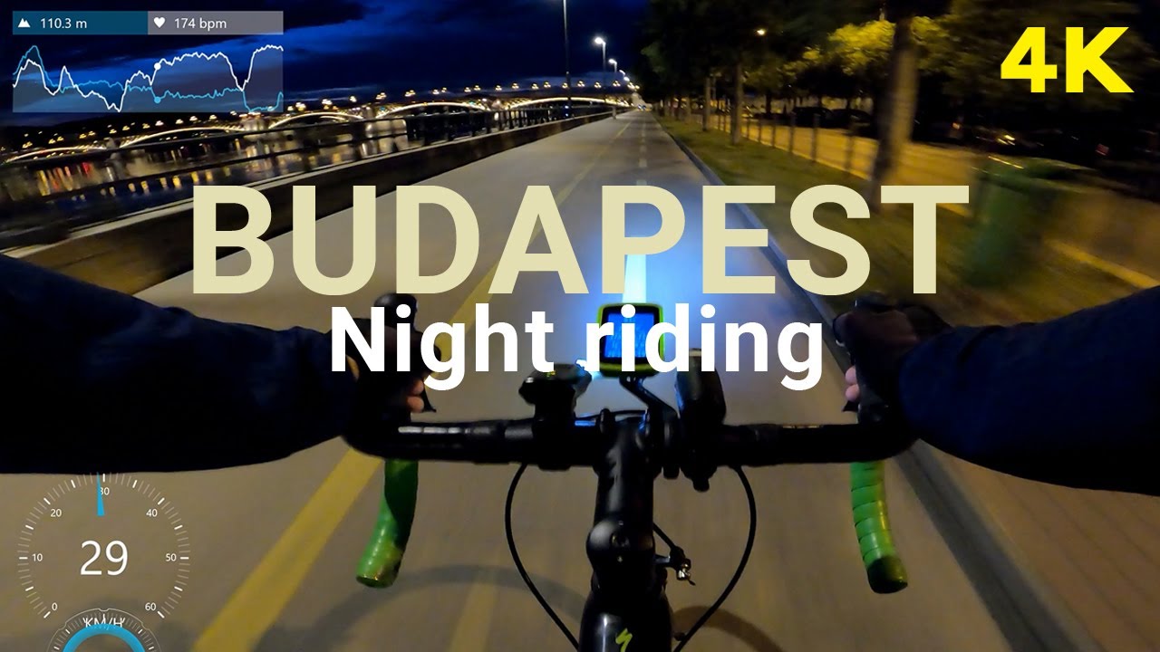 Cycling in Budapest | Night Riding | Országház | kerékpározás | 부다페스트 라이딩 | 야간라이딩 | Gopro8 4k