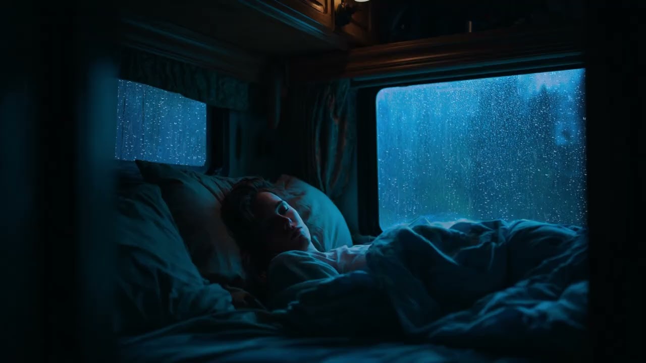 Heavy Rain Sounds on Car Window with Thunder for Sleeping, Relaxation, Meditation | White Noise