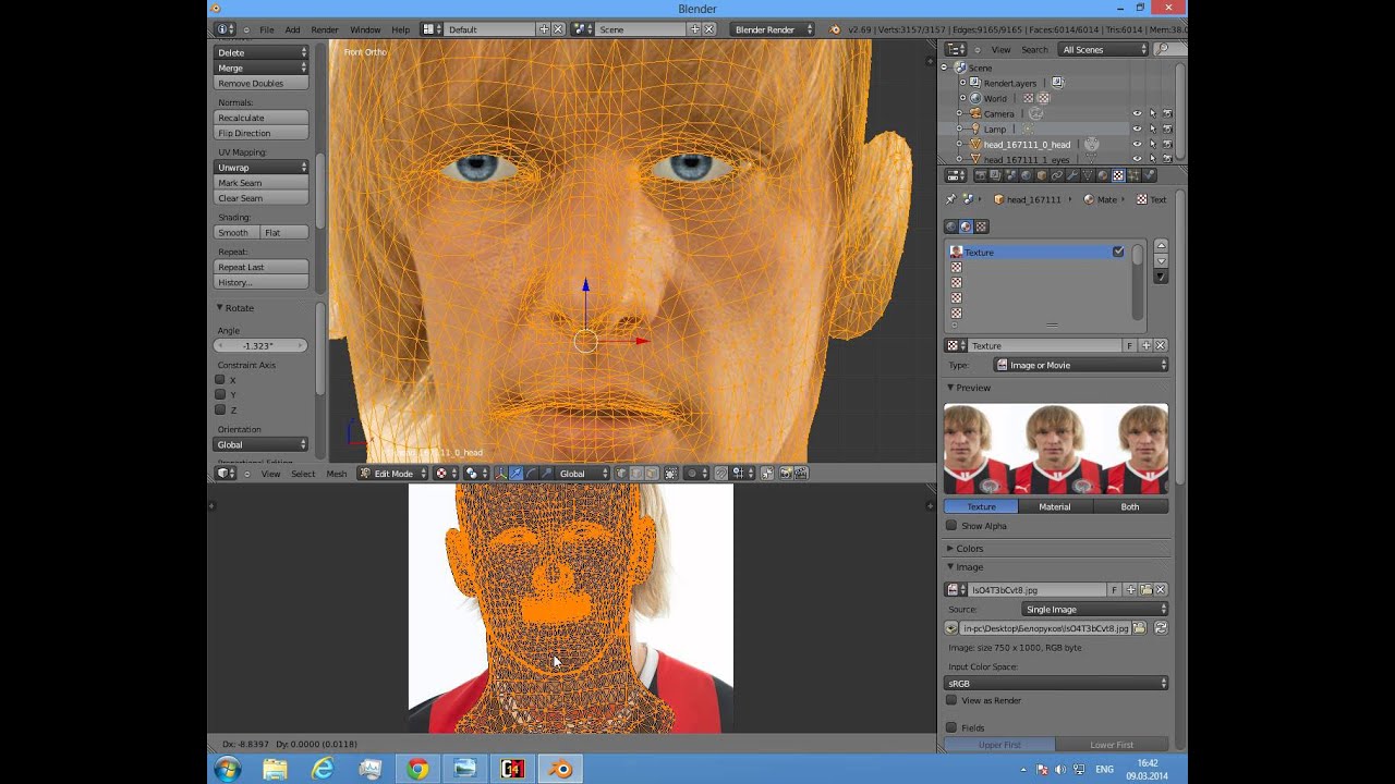 Texure fifa 14 blender