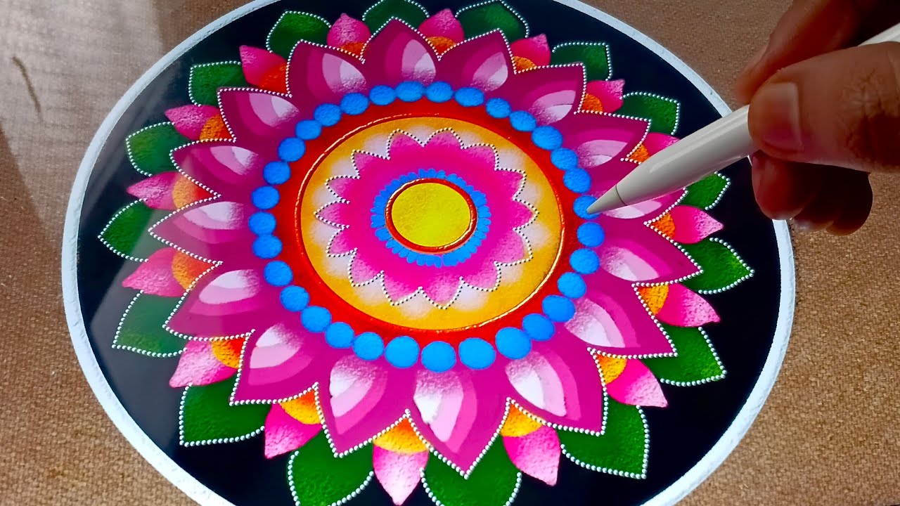 Margazhi special kolam designs 3🌷Margazhi easy rangolis | Newyear 2026 Rangolis | margazhi muggulu
