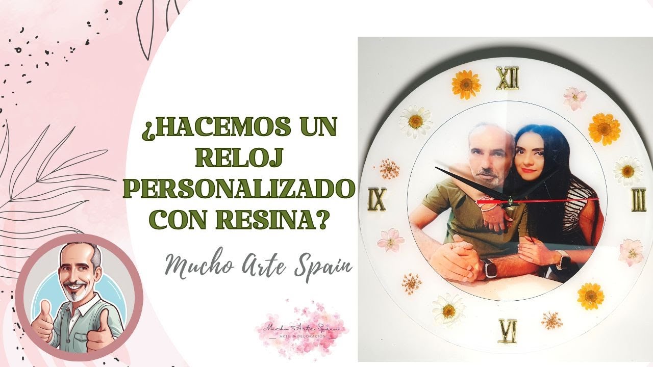 DIY Cómo hacer un reloj de pared personalizado con resina epoxi