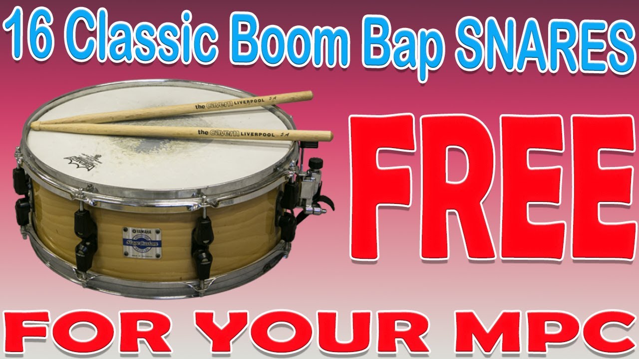 FREE Ultimate Boom Bap Snares Sample pack. 16 of the BEST Classic Boom Bap Snares for your MPC.