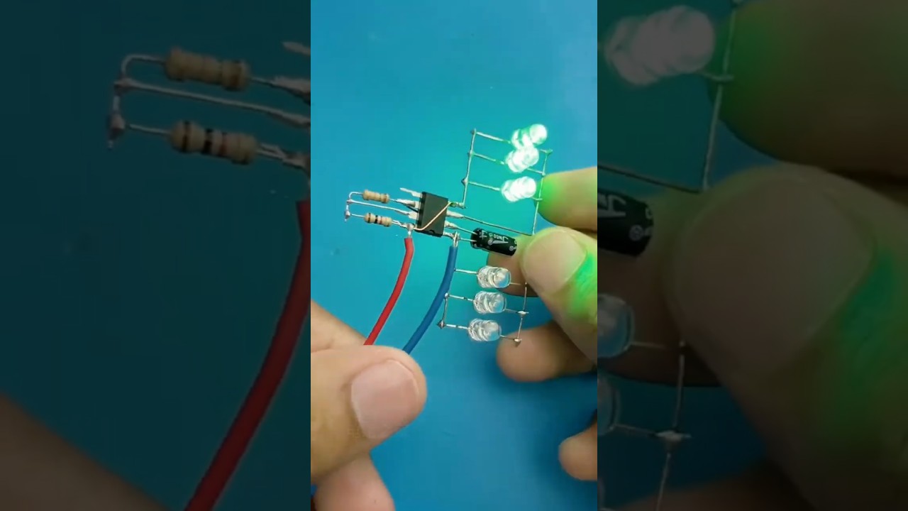 555 Timer IC Projects | flasher Lights