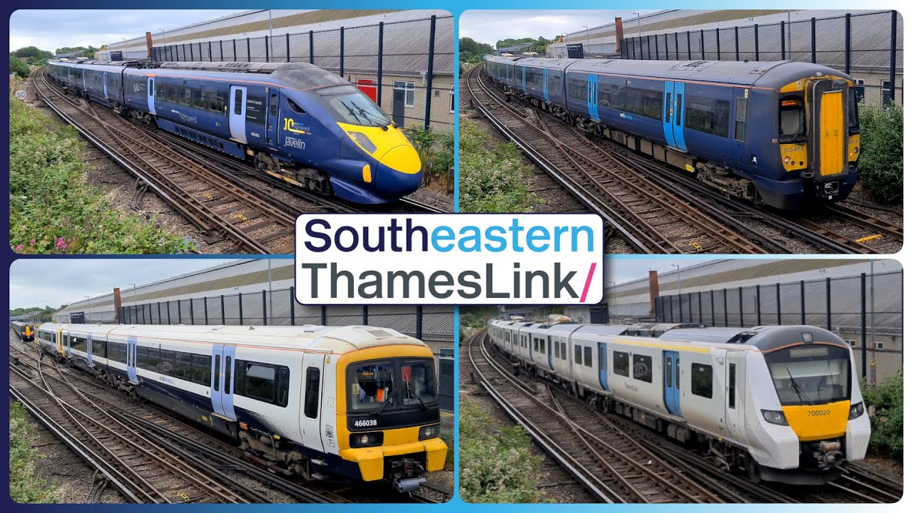 A very busy half an hour at Gillingham EMU Depot on the Chatham Main Line.