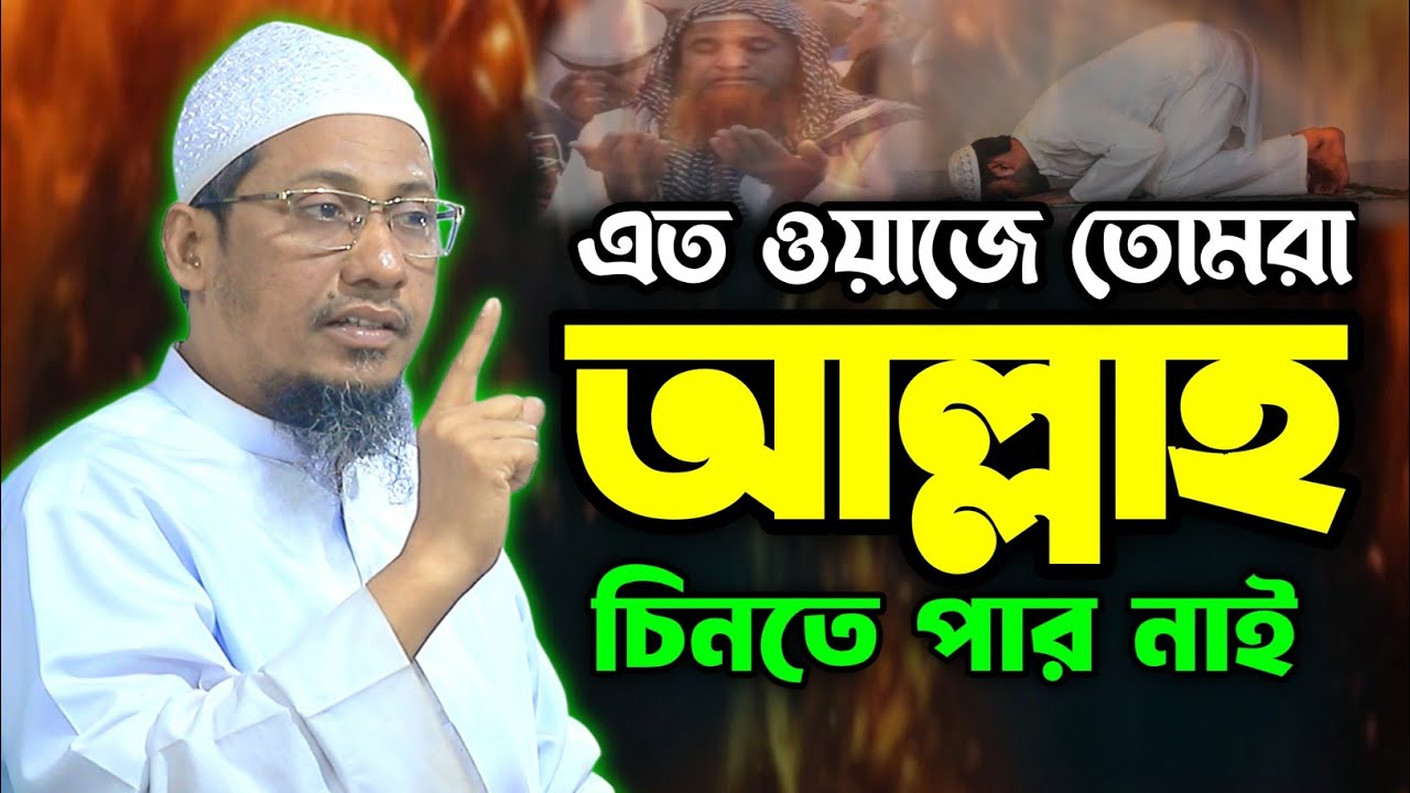 এত মাহফিলের পরে ও আল্লাহ চিনতে পার নাই।আনিসুর রহমান আশরাফী ওয়াজ।Anisur Rahman Ashrafi waj