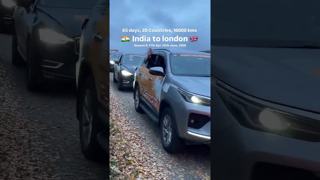India to London by Road | Road to London | Season 8 | 2025  #indiatolondon #roadtolondon2025 #short