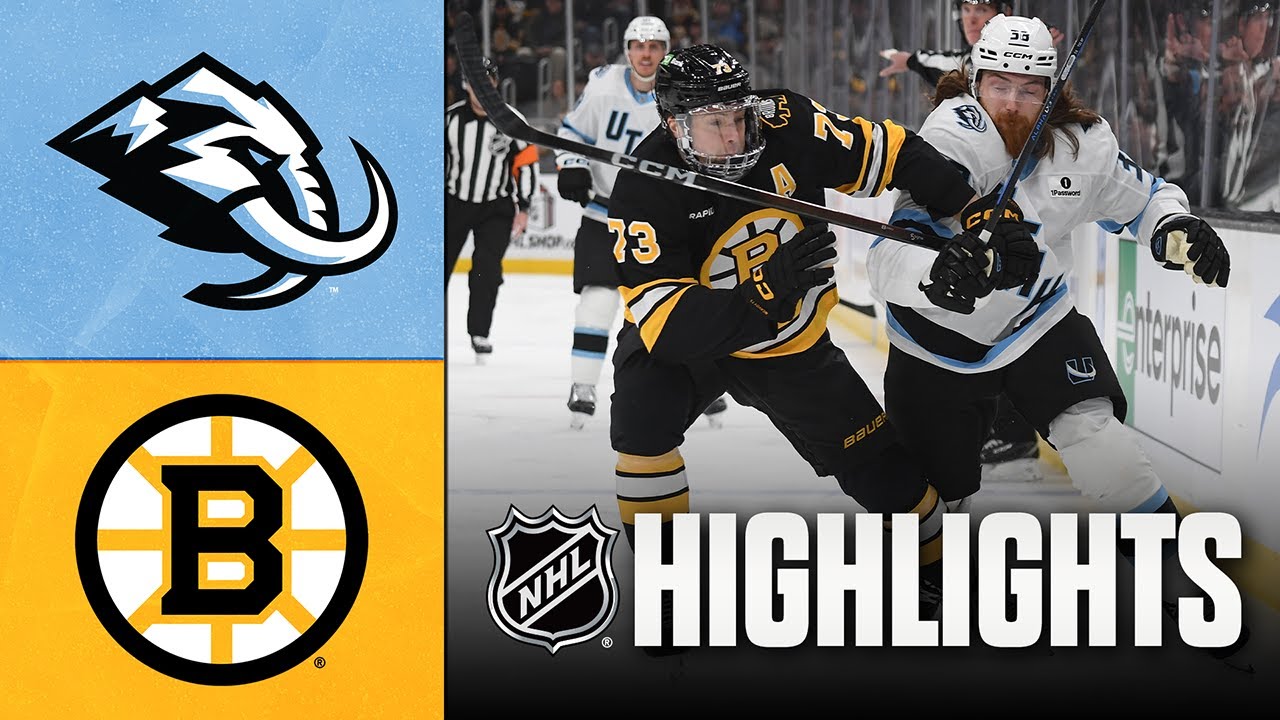 Mammoth vs. Bruins | NHL Highlights | December 16, 2025