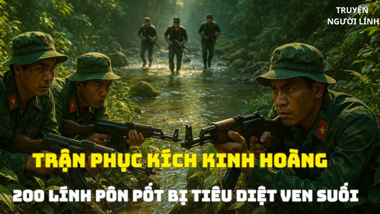 Trận Phục Kích Kinh Hoàng Ở Suối Máu– 200 Lính Pôn Pốt Bỏ Xác Ven Suối|Lính Thời Chiến