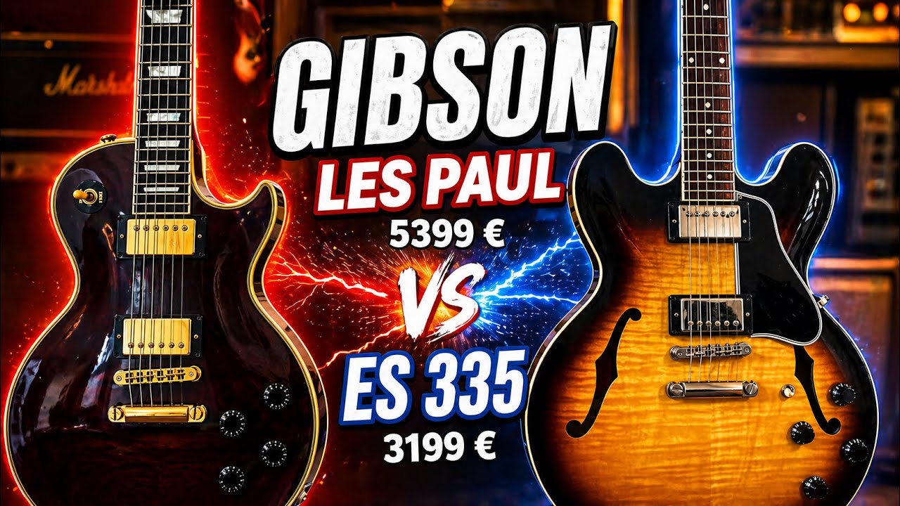 Gibson duel : LES PAUL vs ES 335