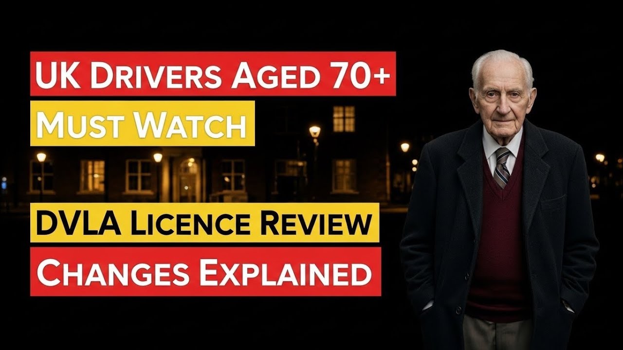 UK Drivers Aged 70+ Must Watch&nbsp; DVLA Licence Review Changes Explained