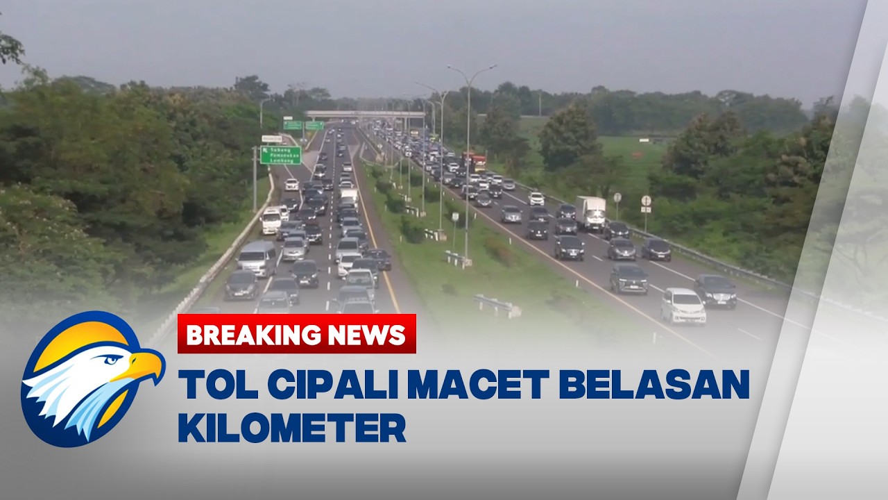 BREKING NEWS - Kepadatan Tol Cipali dan Jalur Alternatif Brebes Bikin Perjalanan Lambat