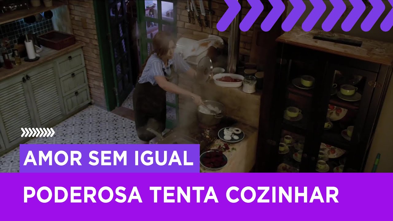 Poderosa tenta cozinhar para Miguel, mas fracassa | Amor Sem Igual