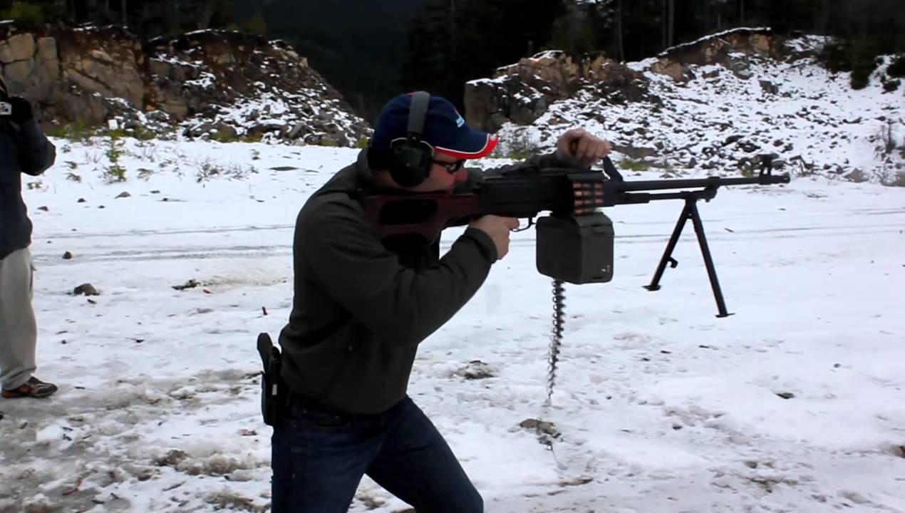 Russian PKM Machine Gun
