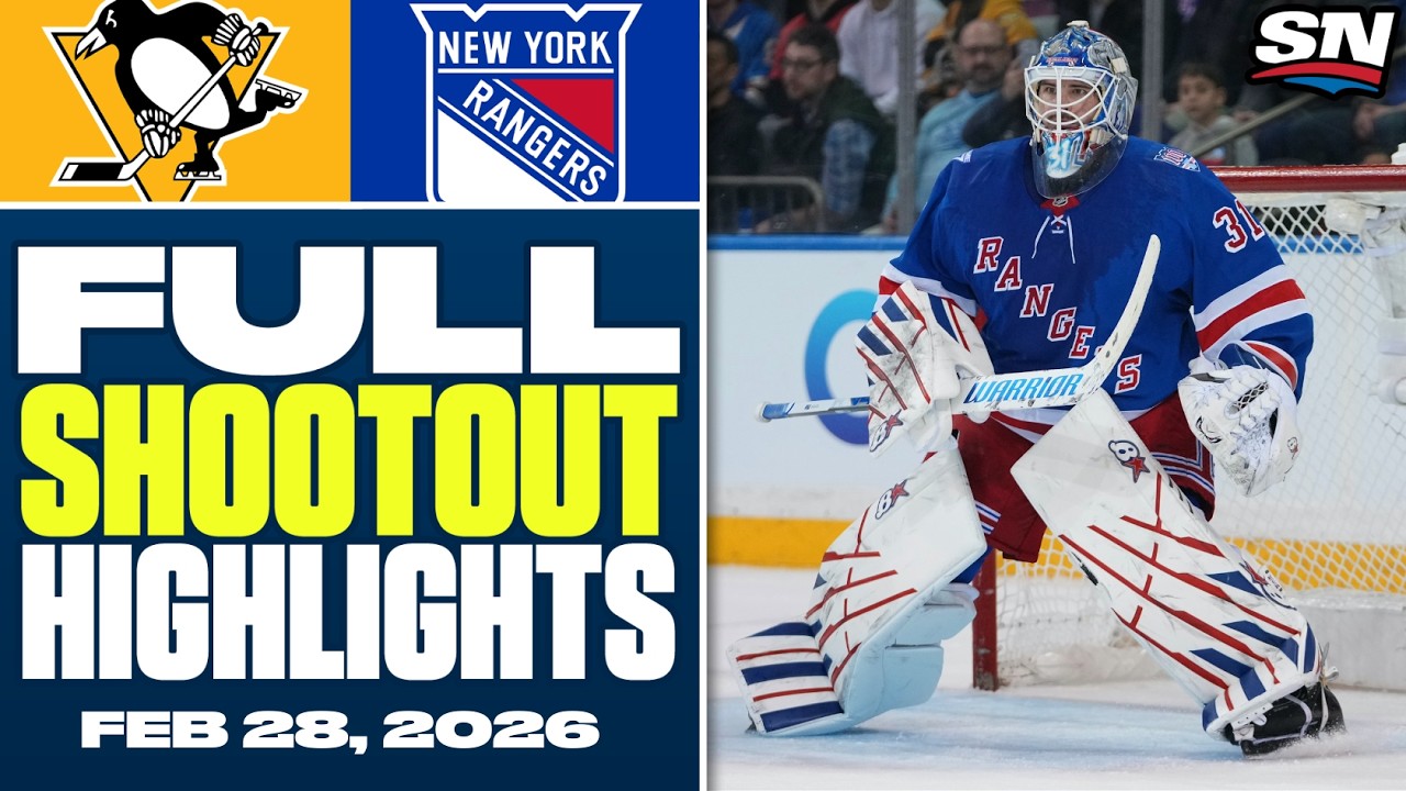 Pittsburgh Penguins at New York Rangers | FULL Shootout Highlights - February 28, 2026