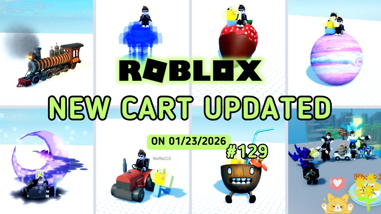 Roblox | Create a Cart Ride | New Carts Updated on 01/23/2026 