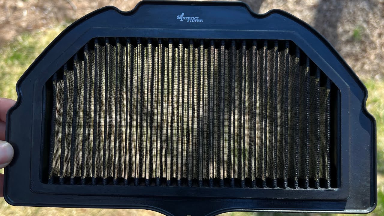 Sprint F1-85 Air Filter vs. BMC Racing Air Filter Comparison. 2008 GSXR-1000 #brocksperformance