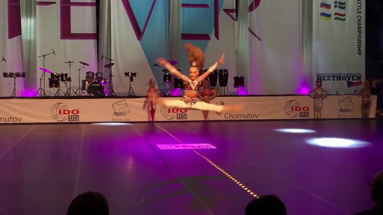 Dziyana Kuzniatsova IDO DISCO DANCE CHAMPIONSHIPS CHOMUTOV 2018