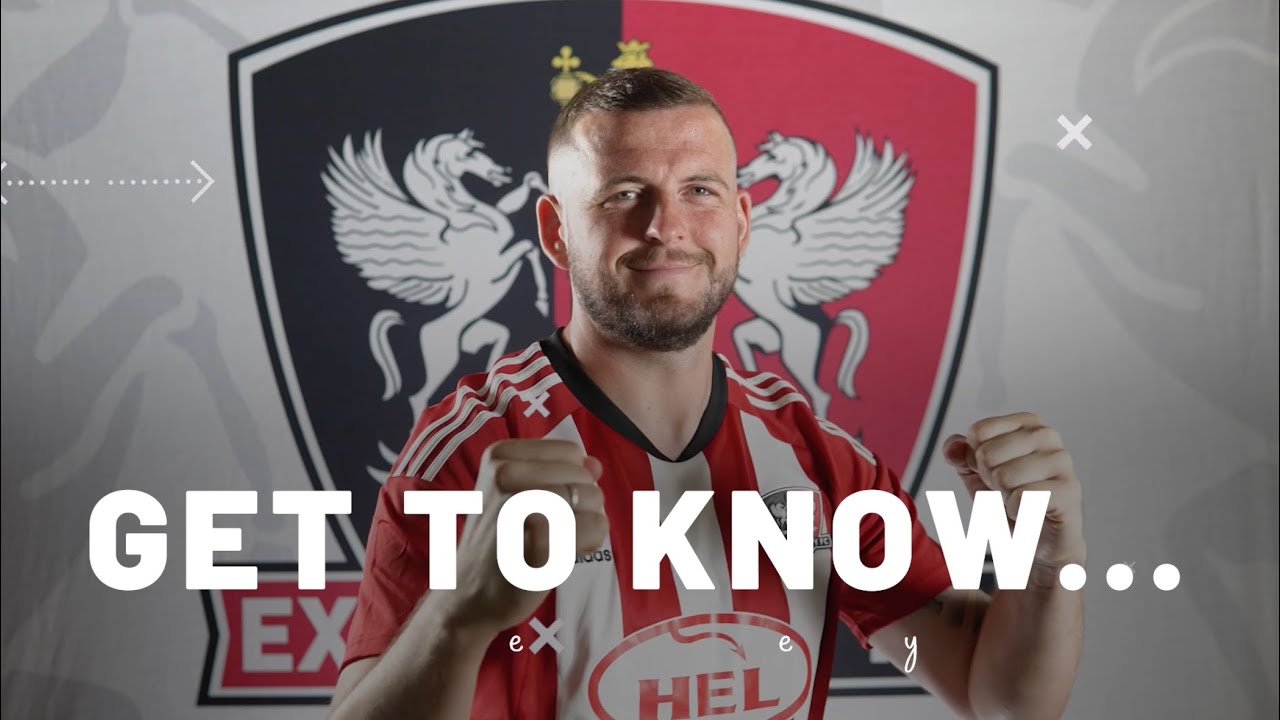 🗣️ Get to know... Pierce Sweeney | Exeter City Football Club