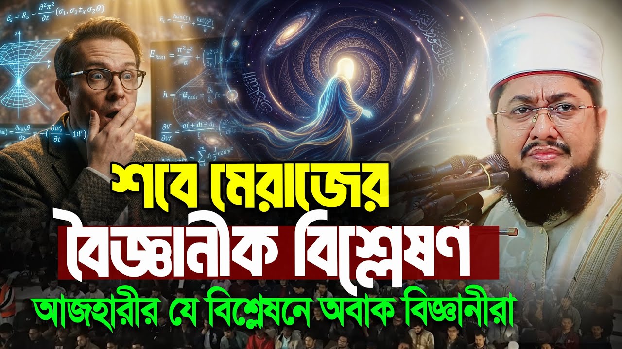 মেরাজের বৈজ্ঞানীক বিশ্লেষন ও শিক্ষা । সাদিকুর রহমান আল আজহারী । Sadikur Rahman Azhari New Waz 2026
