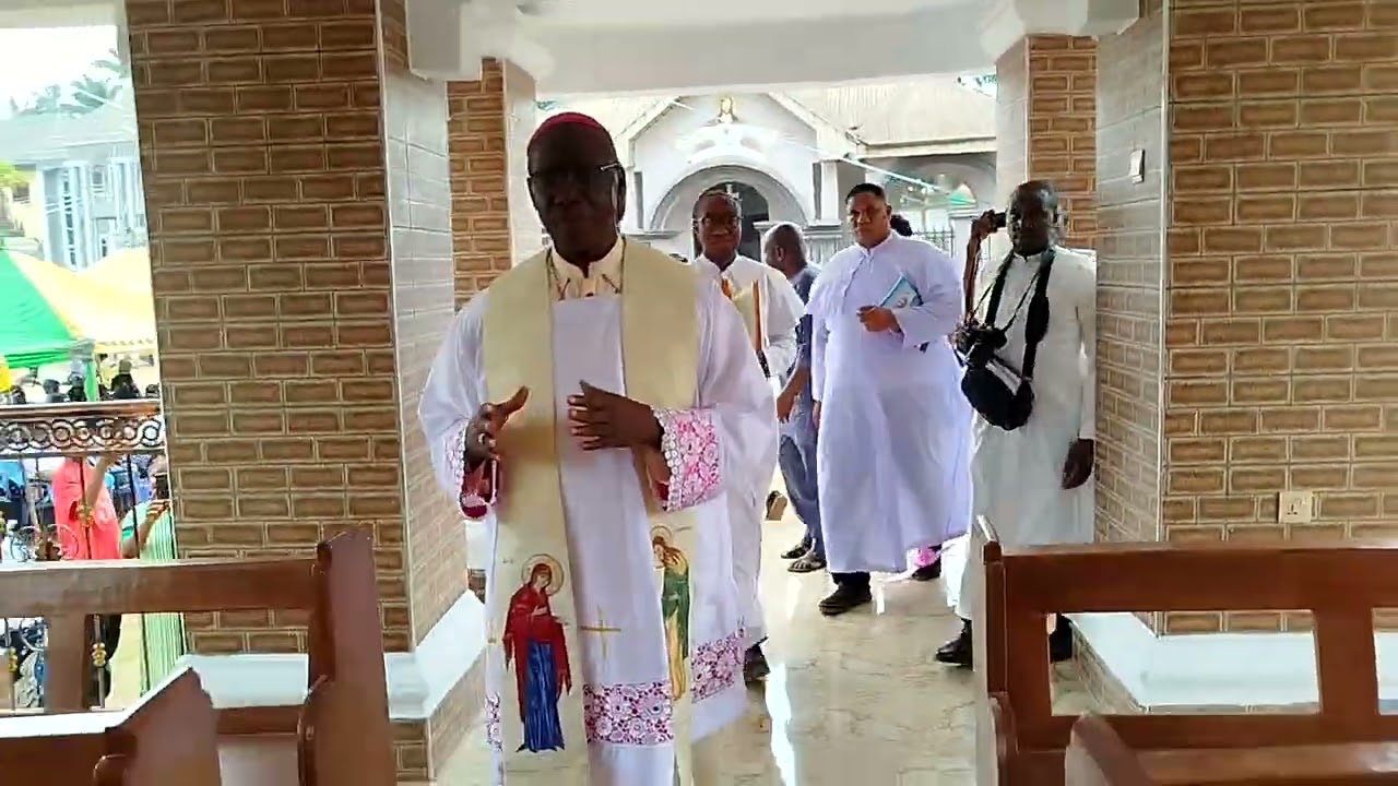 Dedication of Marian Grotto, St. Paul's Parish Okwudor, Njaba L.G.A, Imo State, Nigeria 