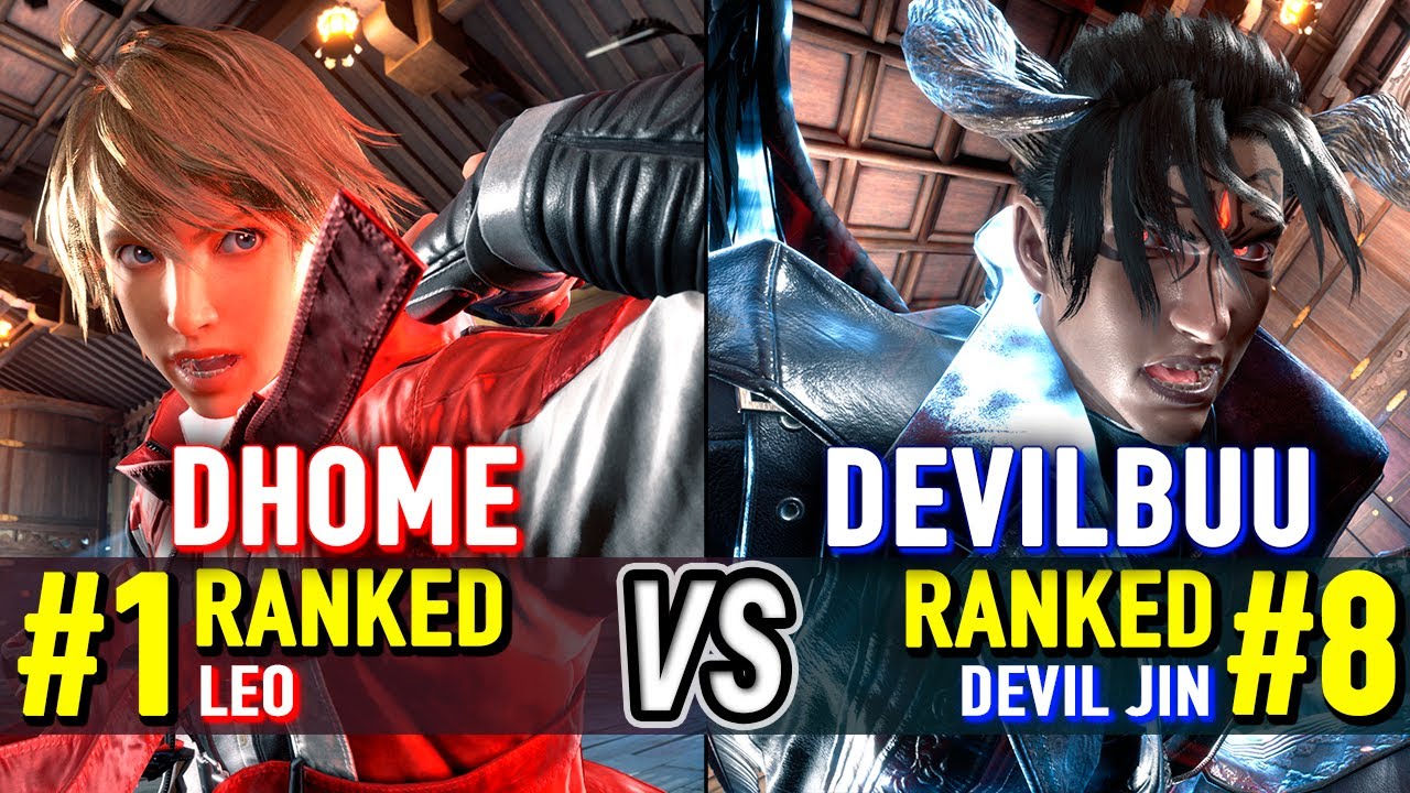 T8 🔥 DHOME (#1 Ranked Leo) vs DEVILBUU (#8 Ranked Devil Jin) 🔥 Tekken 8 High Level Gameplay