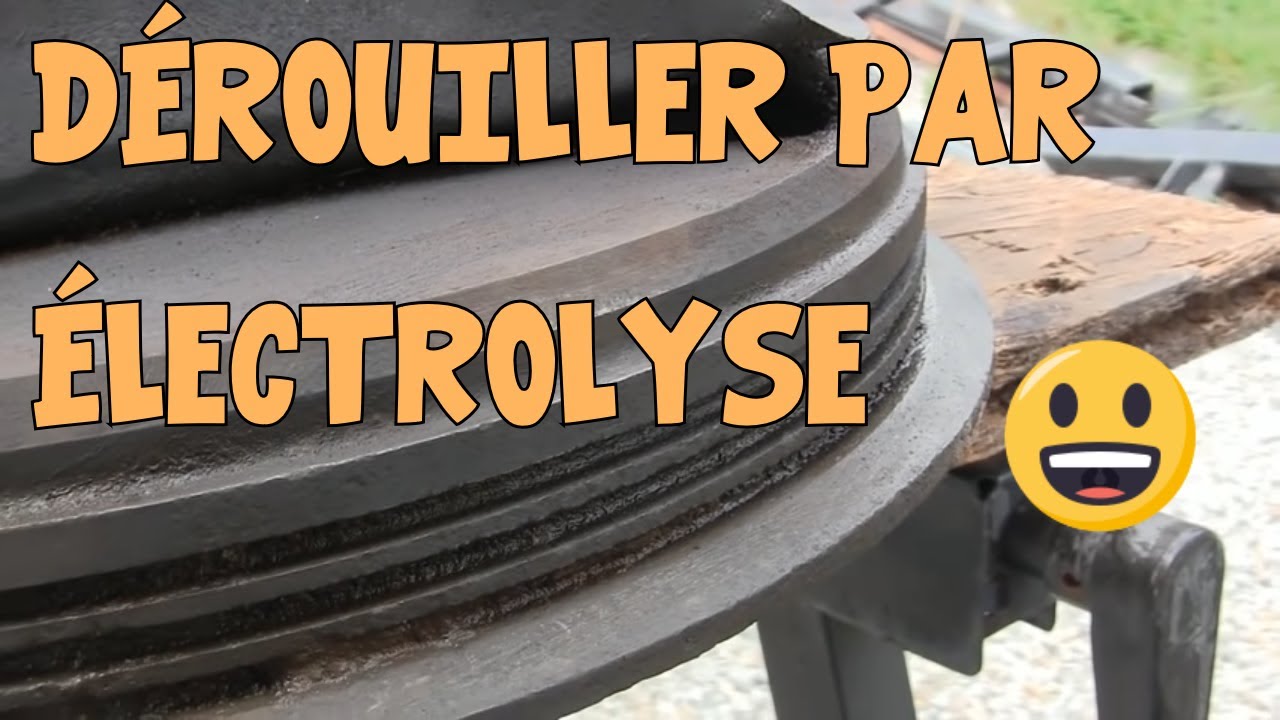 Dérouiller de l'acier par électrolyse
