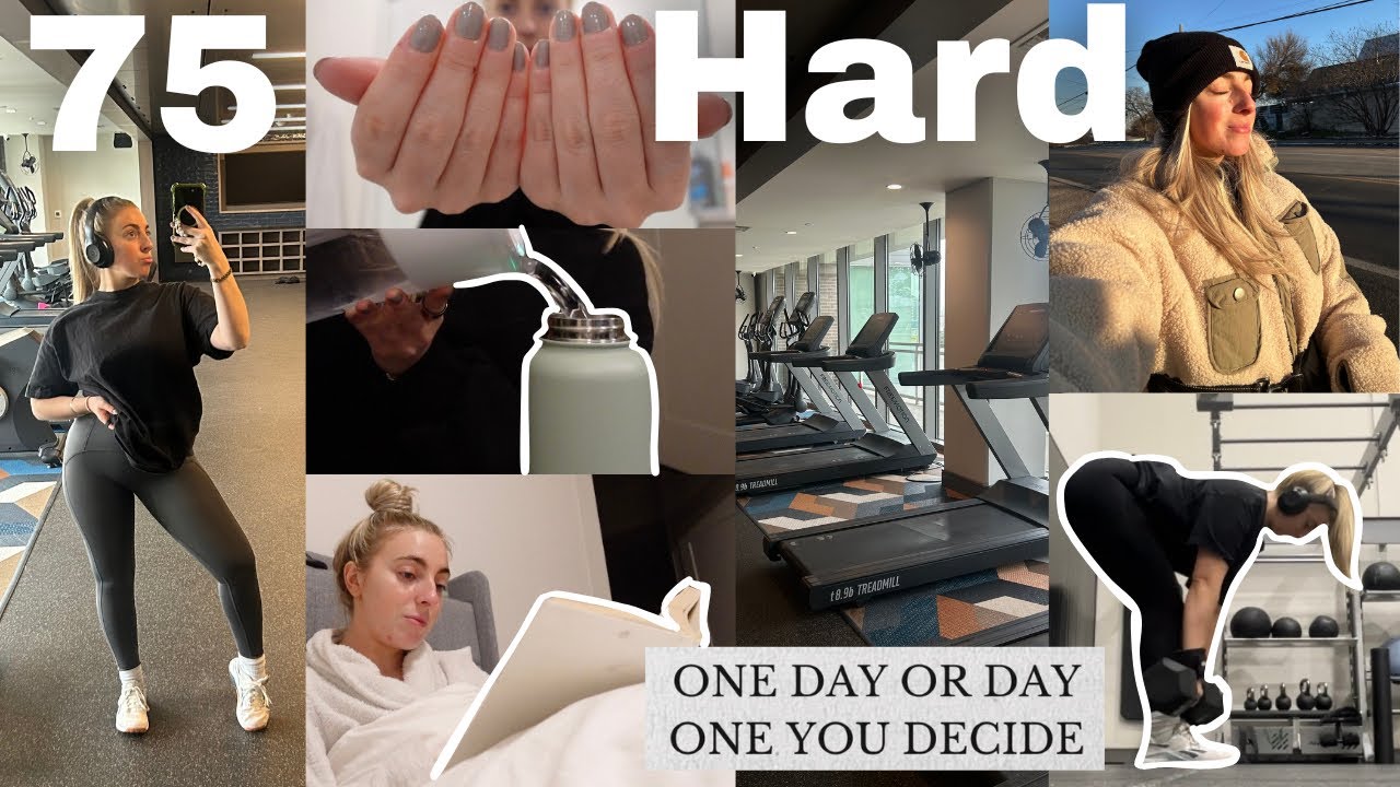 RESTARTING The 75 Hard Challenge Day 1: a snow day!