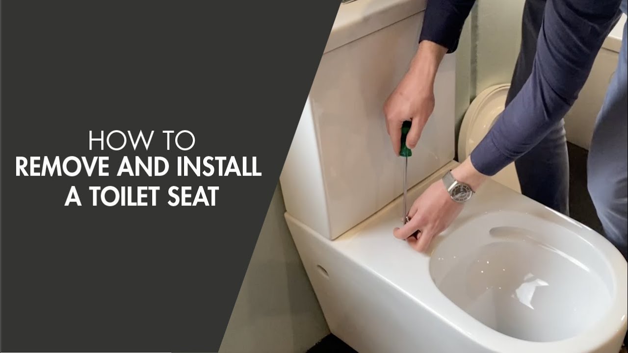 How to Remove and Install a Toilet Seat