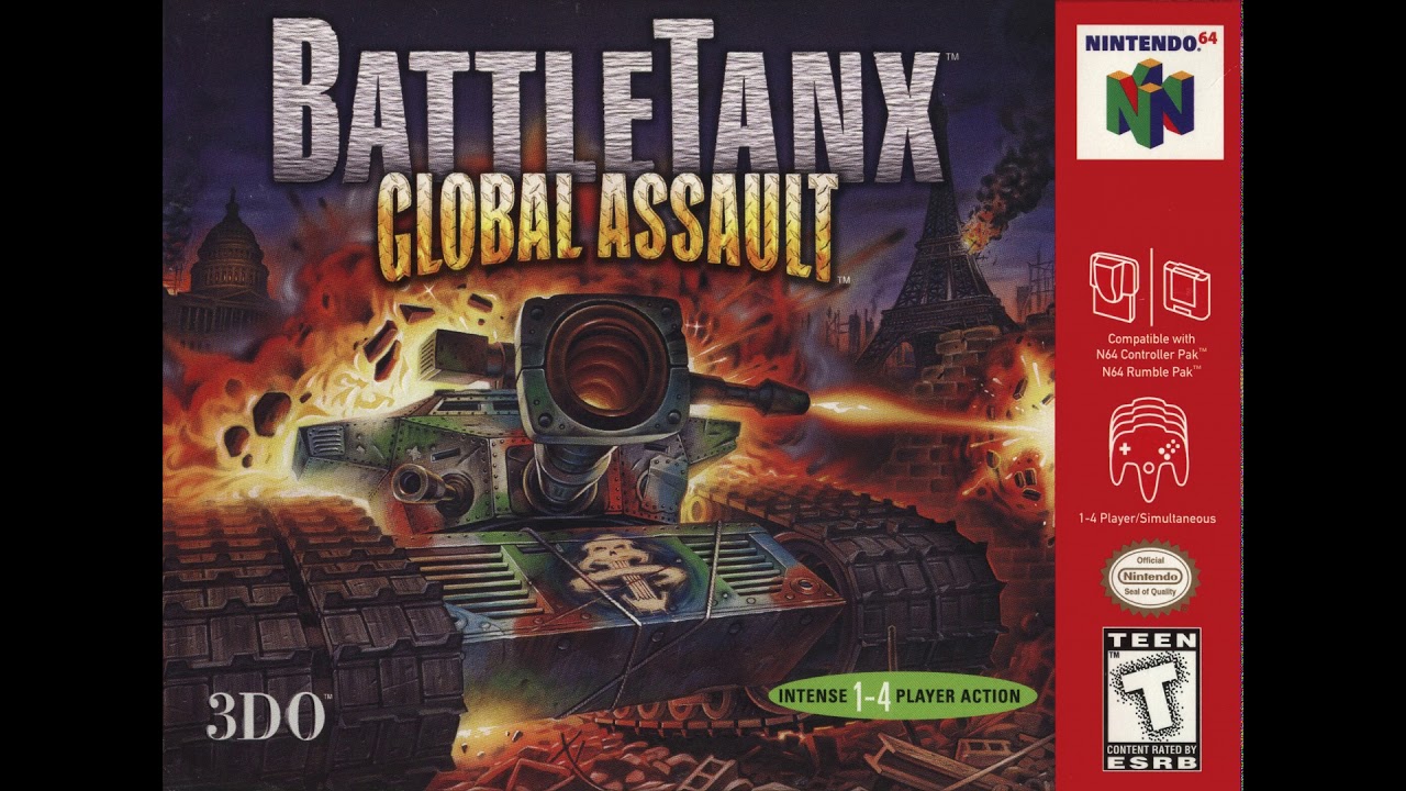 BattleTanx: Global Assault (N64) Music -  Texas Slave Fortress