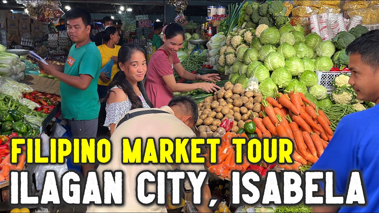 Palengke Tour in ILAGAN CITY - Capital of ISABELA | Filipino Food Market Tour