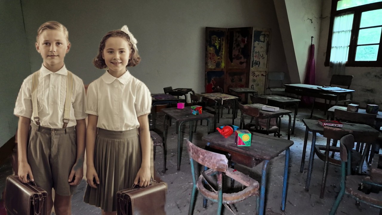 ORFANATO ABANDONADO de FRANCIA: La Magia de las Aulas Congeladas en el Tiempo