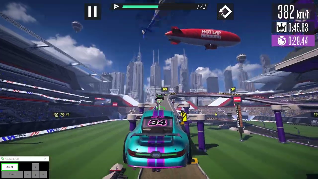 Hot Lap League - Metro Hard 07 World Record (0:45.53)