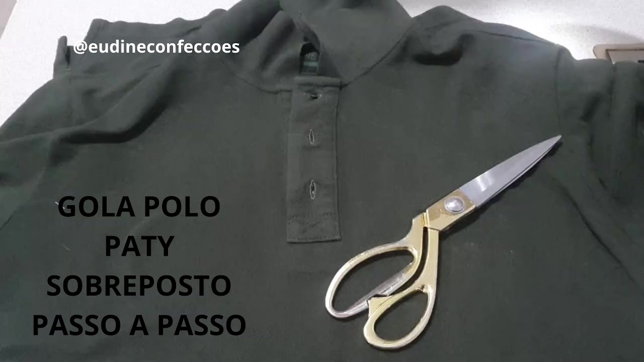 GOLA POLO ( PATY SOBREPOSTO  OU PETILHO )  PASSO A PASSO .
