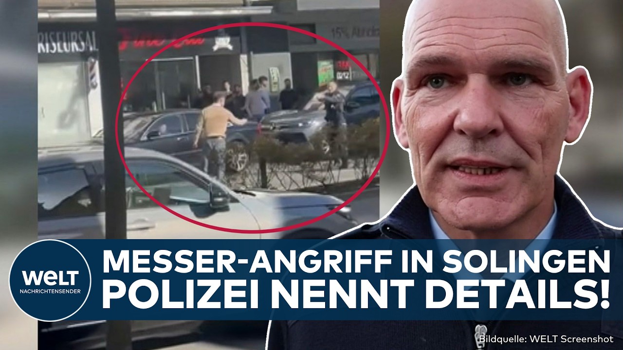 SOLINGEN: Messer-Angriff! Polizei nennt Details! Beamte verhindern wohl Schlimmeres