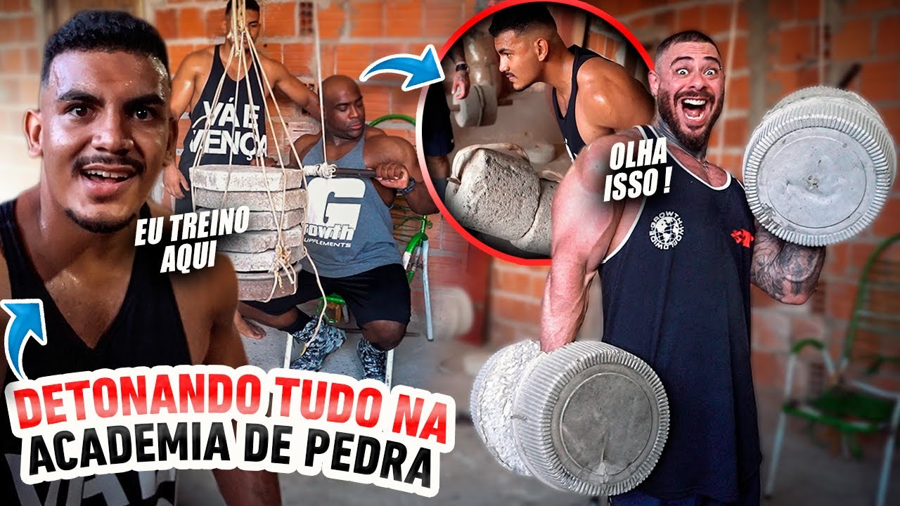LEO STRONDA TESTOU O FELISBERTO NA ACADEMIA DE PEDRA COM TENENTE EUS&Eacute;BIO