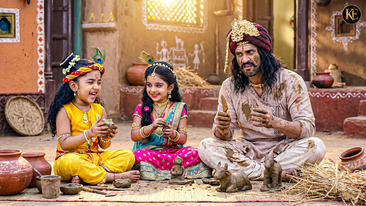 नन्हे कान्हा की शरारतें और कंस की हालत खराब || यशोमती मईया के नंदलाला || Shree Krishan leela ||