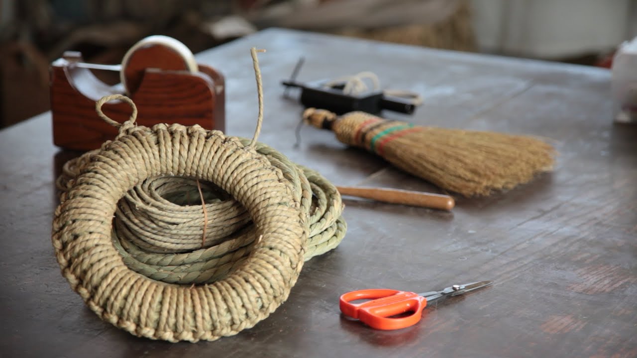 Tools for Food Japan: Weaving nabeshki pot trivets and bottle holders