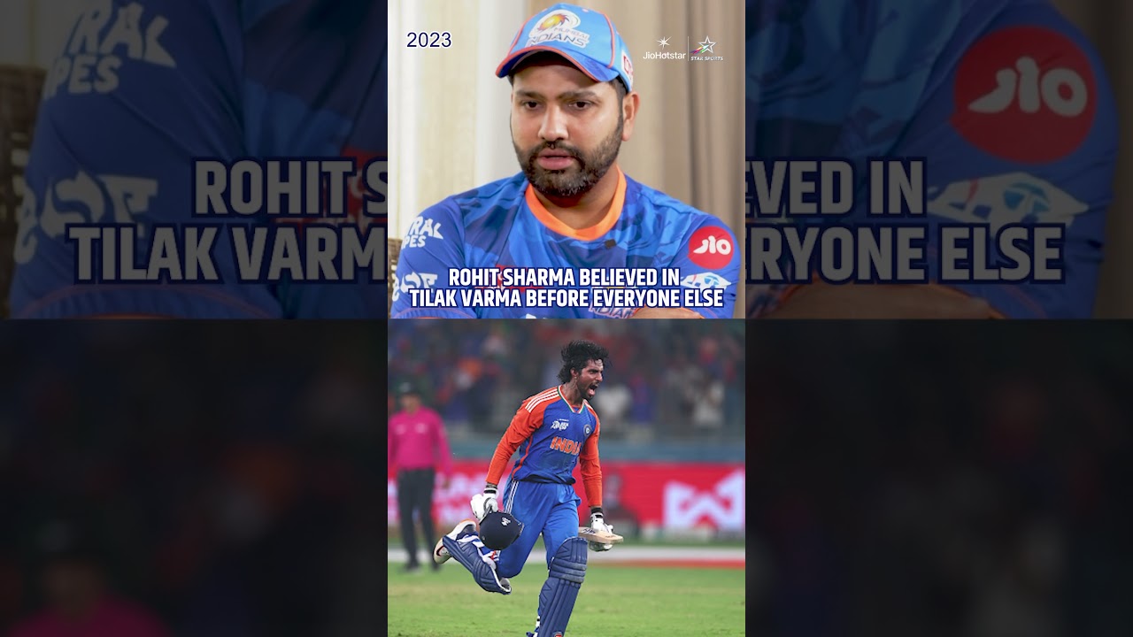 Rohit Sharma's prediction about Tilak Varma was spot on!
