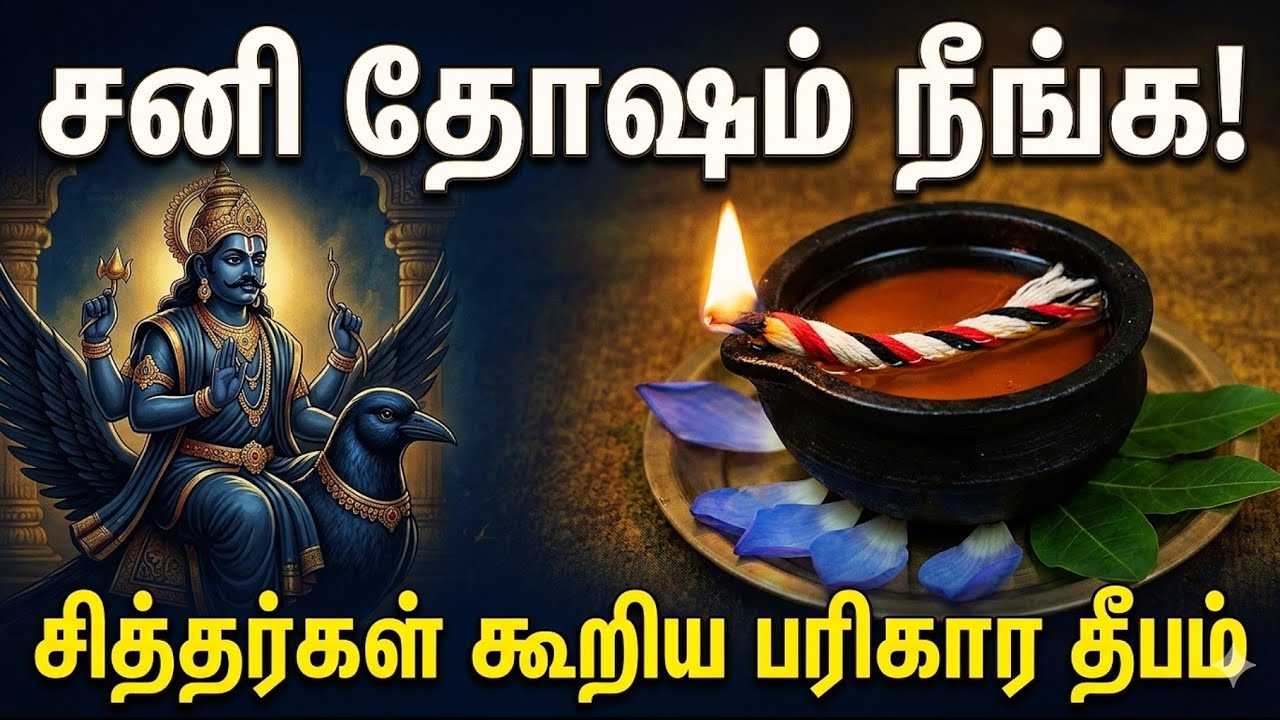 Siddhargal | சனி தோஷத்தால் கஷ்டமா? சித்தர்கள் கூறிய சனி பரிகார தீபம் ஏற்றுங்க.