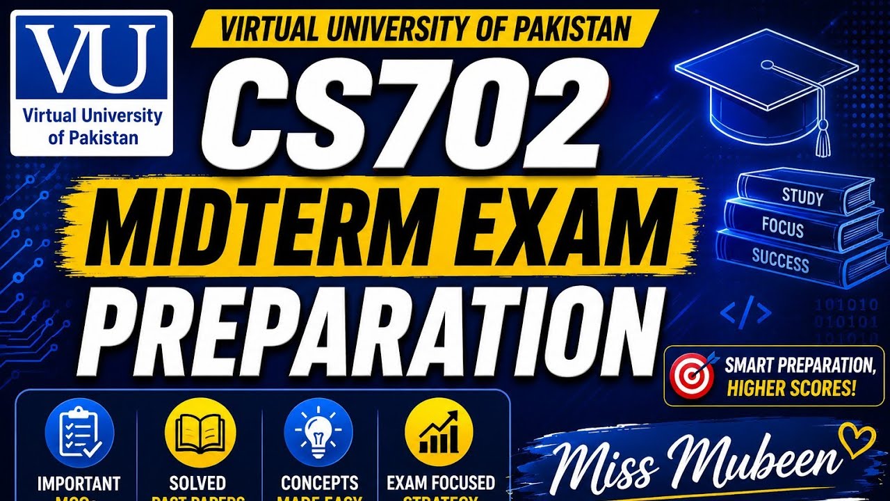 CS702 MidTerm Exam Preparation 