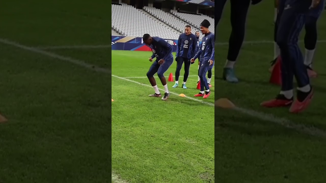 Mbapp&eacute; impressionn&eacute; par le style Konat&eacute; 😂🕺