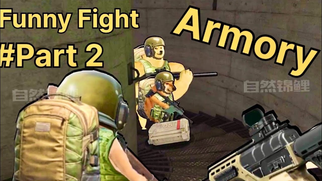 Part 2 😀 Dogs 🐕Fights their opponents in Aromory 😀Arena Breakout: Infinite close beta Gameplay