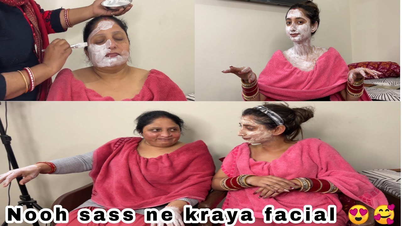 Nooh Sass Ne Kraya Facial 😍🥰 || Funny nd Family Vlog 😂😇 || Angel’s Shivam 🧿❤️