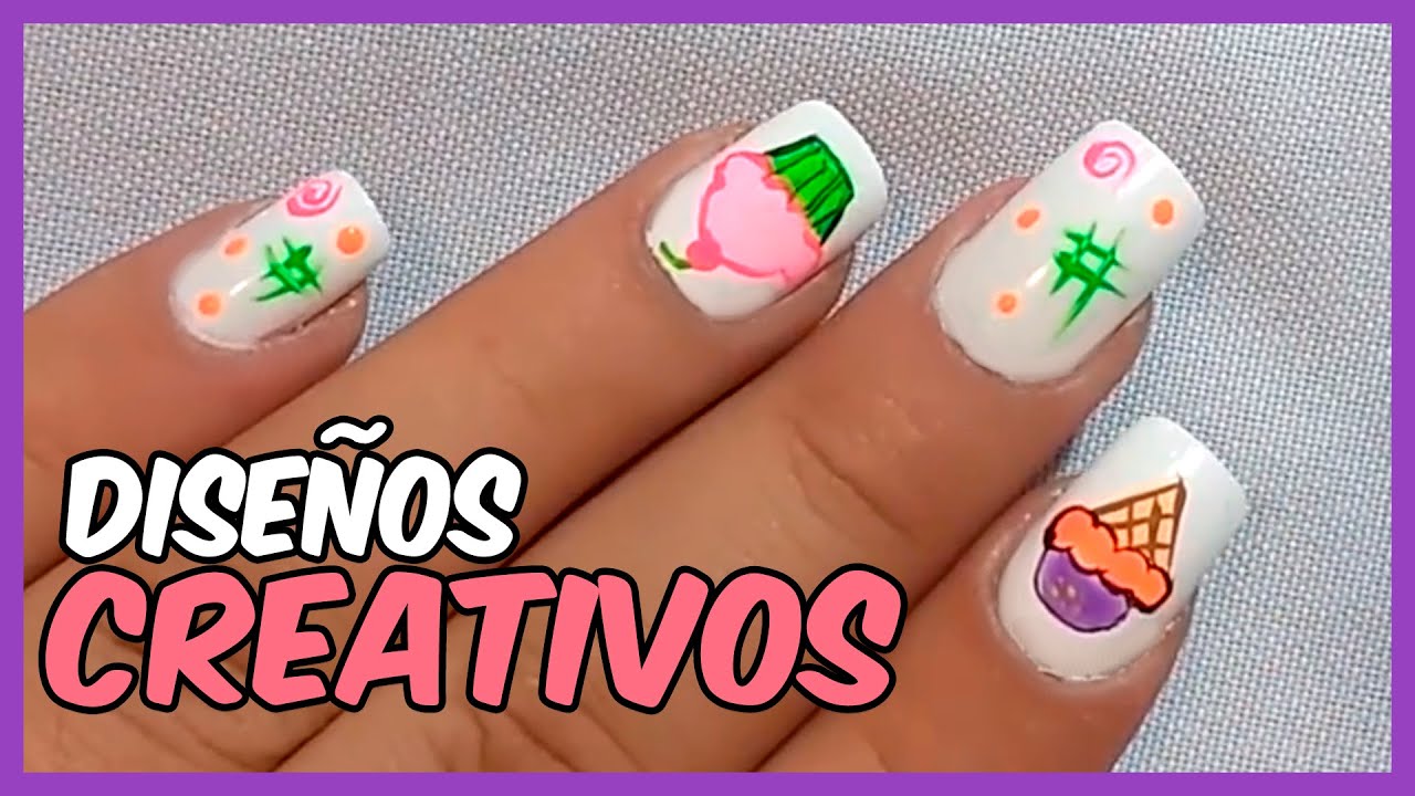 3 DECORACIONES de UÑAS para PRINCIPIANTES muy FÁCILES - Uñas Para Todas