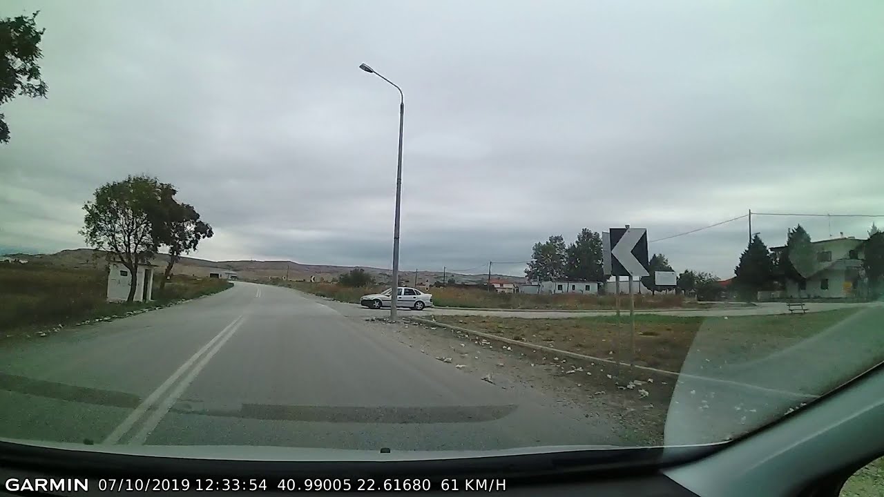 DRIVE #817: Evzoni-Polykastro-Kilkis (Greece) (timelapse 4x) *Read Description*