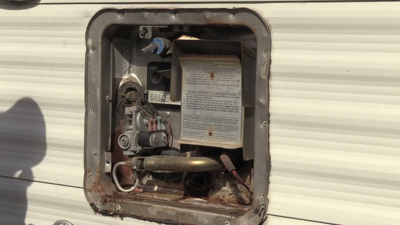 202 Suburban SW6DE Water Heater Install into our KZ Toy hauler RV